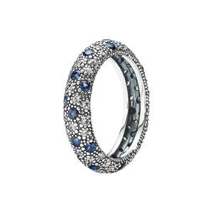 Pandora Cosmic Stars Silver CZ & Crystal Ring